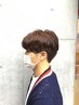 メンズカット+カラー(白髪染め/トーンアップ)　￥14410