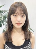  くびれヘア/顔周り/韓国/ボブ/レイヤーカット/カラー/表参道