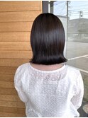 切りっぱなしボブ