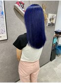 【％枚方】ネイビーブルー☆トリプルカラー