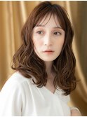 □シースルーバング大人巻きエアリーロング403北浦和30代40代