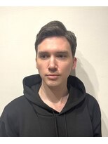 リアイス(Re:ICE) 黒髪七三分けビジネススタイル/目白/池袋/短髪/刈り上げショート