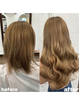 アミリー ひたち野うしく店(Amily) ハイライトバレイヤージュダブルカラーケアブリーチ20代30代