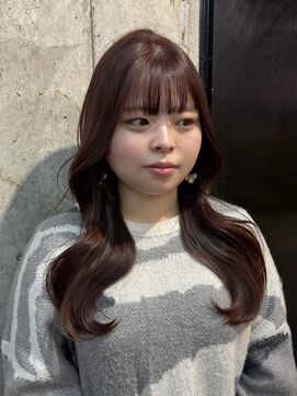 ラニヘアサロン(lani hair salon) ピンクブラウン/ワンカラー/ブリーチなしカラー