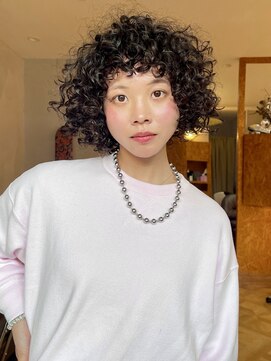 サン 鎌倉長谷(3.) カット　オリジナルスパイラルパーマ