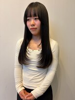 ロックス バイ マグ 松本(rocks BY MAG)&nbsp;大人美人艶カラーベージュ小顔カット透明感レイヤーロング