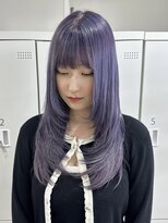 ユーフォリア 銀座(Euphoria)&nbsp;レイヤー/レイヤーカット/ラベンダーカラー/ハッシュカット