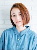 クラシックボブ×クールブラウン×ワンレンボブ