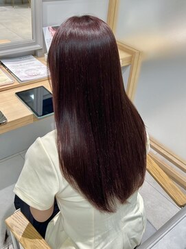 フォルテ ガーデン ヒルズ 静岡店(FORTE GARDEN HILLS) ダークラベンダー/くびれレイヤー/韓国巻き/顔周りカット