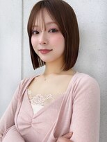 ミンクス 青山店(MINX) ぱつっとラインが綺麗なボブスタイル