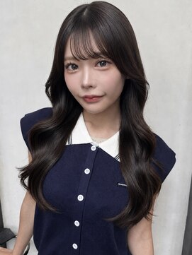 ミンクス 銀座店(MINX) 【加茂】ダークパープルナチュラルショートミルクブラウン