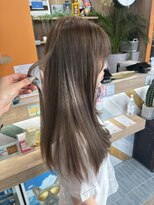 アース 長崎大村店(HAIR&MAKE EARTH)&nbsp;柔らかブラウンベージュカラー