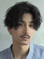 バイフィフス 原宿/表参道(by fifth) 原宿微分けセンターパート緩めツイストスパイラルパーマ刈り上げ