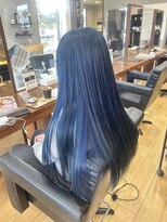 ティアラ あさぎり店&nbsp;ロング×ネイビーブルー