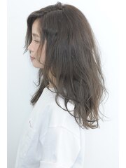 【REJOICE hair】外国人風波巻きミディ
