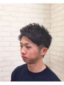 メンズ レオ 天六店(men's LEO) ツーブロック×アップバングショート