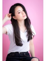 ソア 武蔵小杉(SOAR) ひし形小顔耳かけ大人かわいいくせ毛風グラマラスふわミディ7