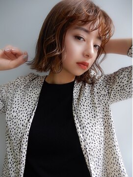 クラン(clan) clan ブランジュボルドー外はね美髪ボブ