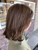 アズグロウヘアー(AS GROW HAIR)&nbsp;カーキグレーONハイライト☆【帯山/長嶺/髪質改善/縮毛矯正】