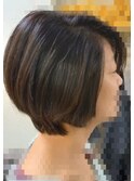 小顔ショートボブ
