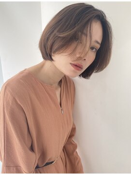 ニューラインギンザ(New-Line 銀座) ★田山★大人女子ナチュラルショートボブ 髪質改善