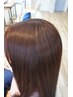 【再現性】似合わせカット+オイルカラー+ポイントストレート+トリートメント