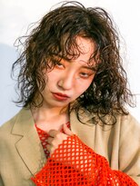 テトヘアー(teto hair) スパイラルパーマ、くるくるパーマ、セミロング