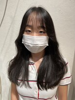 ノイズ オオサカ(NOISM)&nbsp;韓国風レイヤーカット×シースルーバング