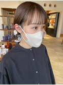 30代骨格に合わせた、似合わせ前髪カット☆山之内