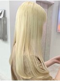 ブロンドベージュ[ケアブリーチ/ペールベージュ/新宿駅]