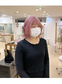 ペールピンク 外ハネボブ◎