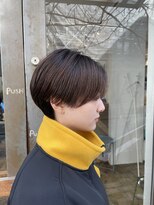 ロッソサンテ(rosso sante)&nbsp;前髪長めのマニッシュショート