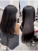 髪質改善ストレート×ロング