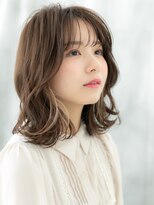 ドクターズ サロン ラブ(Dr's Salon LAB)&nbsp;イヤリングカラー外はねエアリーカールミディb古河20代30代40代