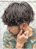 メンズ波巻きスパイラルパーマプードルパーママッシュ韓国ヘア