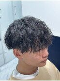 アイロン風ツイストスパイラル<銀座><理容室>