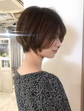 ジアン バイ ミルボン 西宮ガーデンズプラス(GIEN by milbon) 大人丸みショート/レイヤーカット/前髪あり