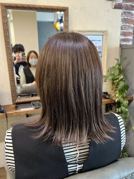 ベレッタ 枚方店(veretta.) グレージュブラウン３０代/40代/５０代（田村良平）/外ハネボブ