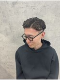 ニュアンスパーマ×スキンフェード