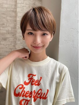 アンバー 池袋(amber) ミルクティーベージュ/髪質改善/ハンサムショート[池袋駅]