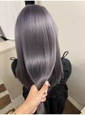 ラベンダーグレージュ/ハイトーン/髪質改善/ケアブリーチ