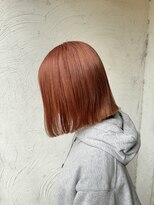 表参道roijir 切りっぱなし×オレンジベージュ