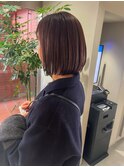 ナチュラルなボブスタイル【カット×カラー】