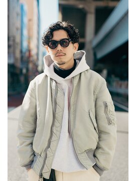 ボンド 三軒茶屋(Bond) センターパート×グランジパーマ◎三軒茶屋 RYUKI メンズカット