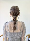 大人気20代◎結婚式成人式卒業式ヘアセットアレンジ編みおろし