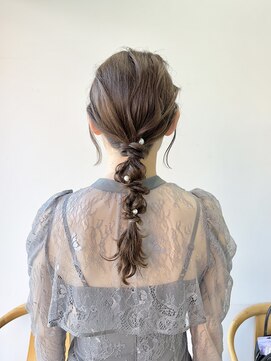 ヘアー アイス 御器所本店(HAIR ICI) 大人気20代◎結婚式成人式卒業式ヘアセットアレンジ編みおろし