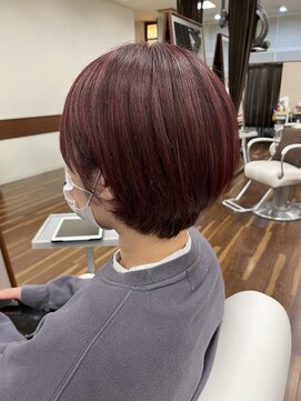 ヘアメイク ポルテ(HAIR MAKE PORTE) チェリーレッド