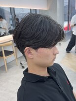 フィフス 栄(fifth)&nbsp;ニュアンスフェザーパーマセンターパートツーブロック名古屋栄