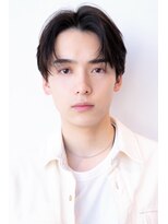 ハバナ 渋谷(HAVANA)&nbsp;毛流れセンターパート黒髪ニュアンスパーマ