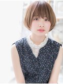 斜めバング小顔前下がりマッシュボブショートh4越谷20代30代40代